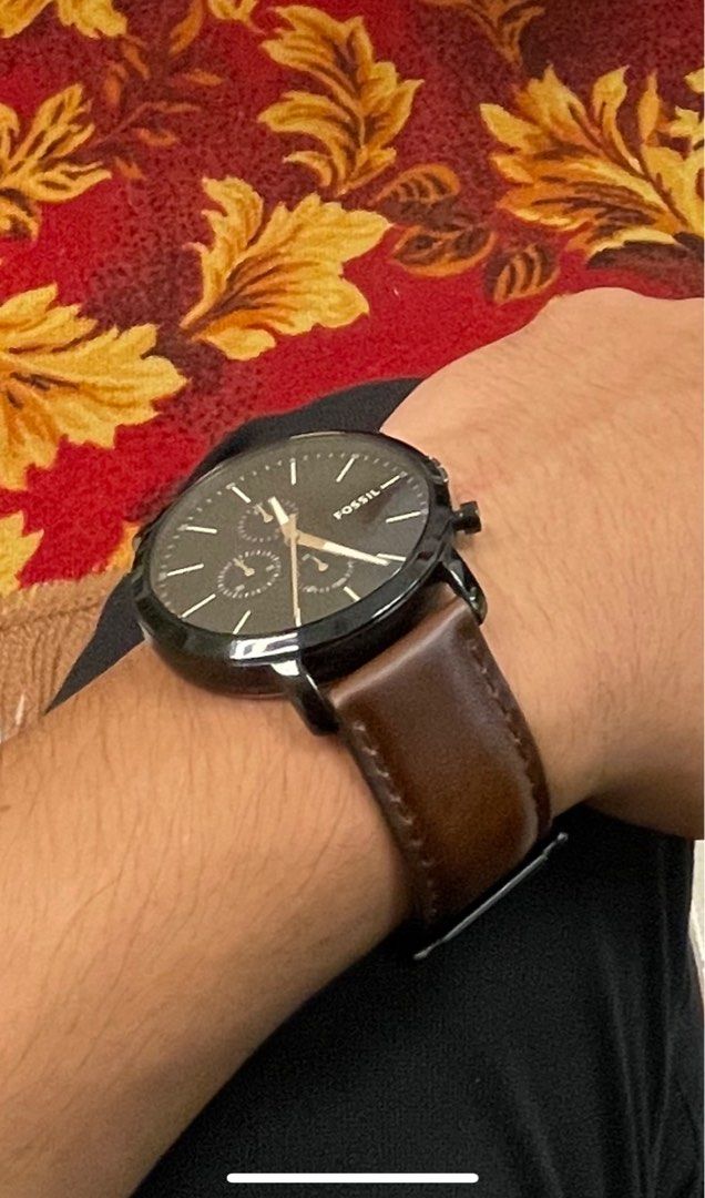 Fossil on sale luther chronograph