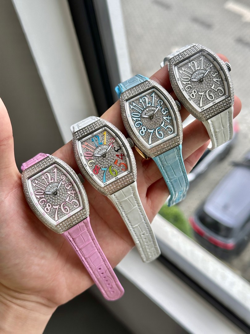 Franck Muller Lady V32 Full Diamond 32mm Luxury Watches on Carousell