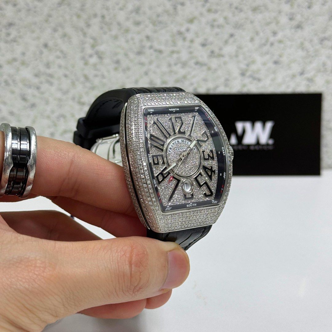 Franck Muller Vanguard V41 Full Diamonds Luxury Watches on Carousell