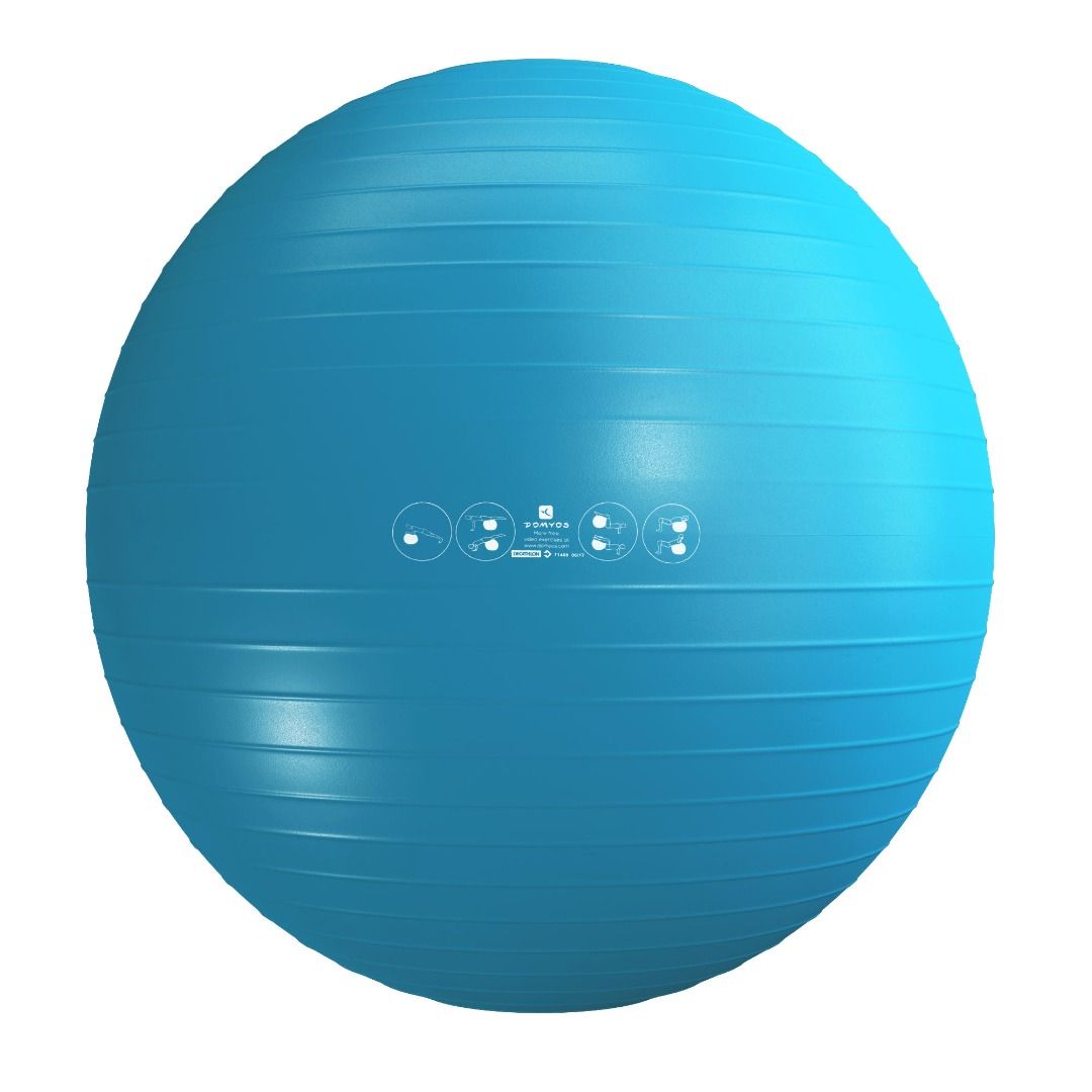 Decathlon Fitness Yoga & Pilates Swiss Ball, Sports Equipment, Exercise &  Fitness, Toning & Stretching Accessories on Carousell