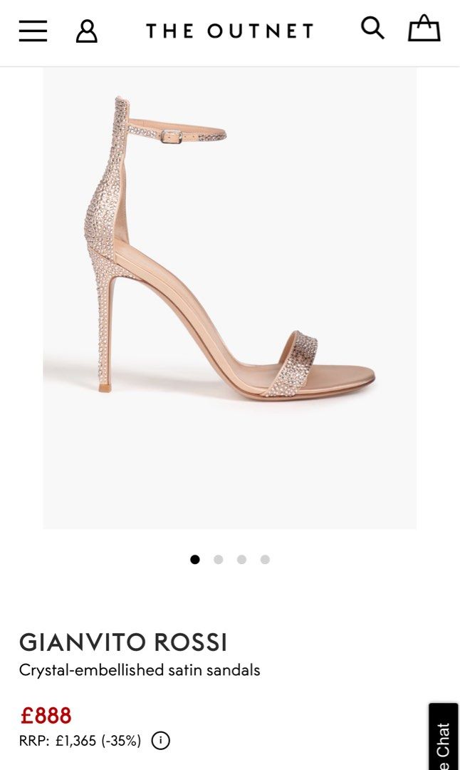Gianvito rossi crystal sandal sale