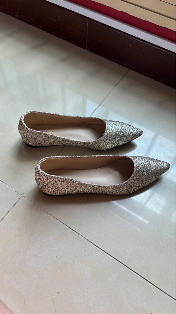 Glittery flats new arrivals