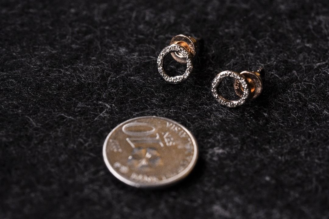 Monica vinader riva diamond circle stud earrings top