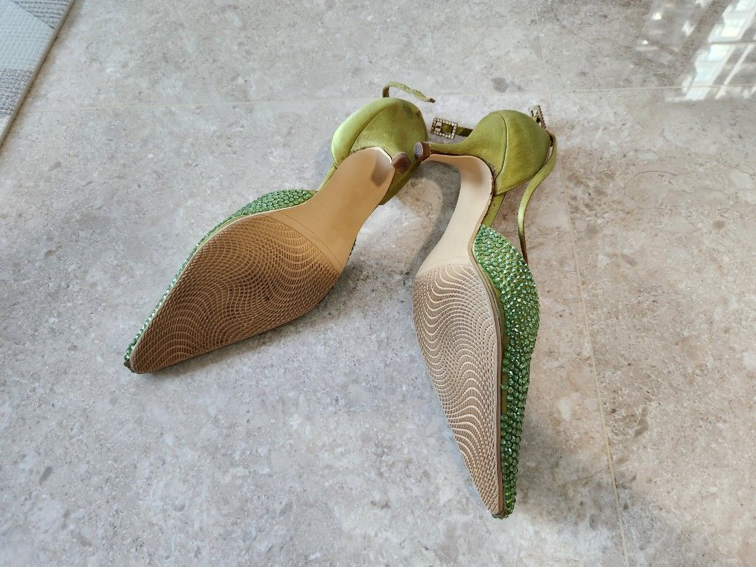 Swarovski crystal clearance heels