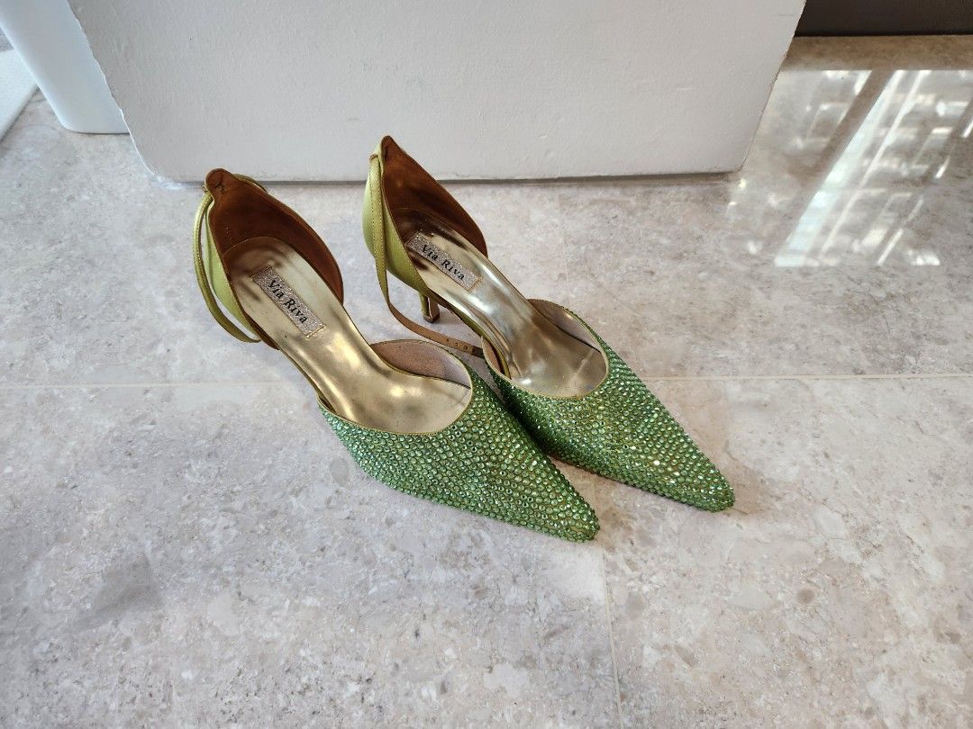 Swarovski crystal discount high heels