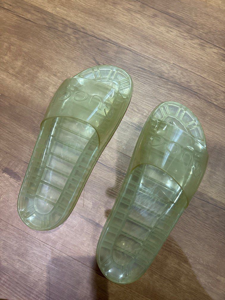 Gucci Jelly Slides size 42.5 Men s Fashion Footwear Flipflops