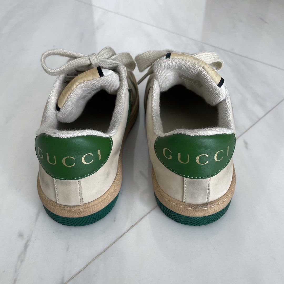 Gucci Screeners Sneaker Size 33 Kids but can fit Size 34 Womens