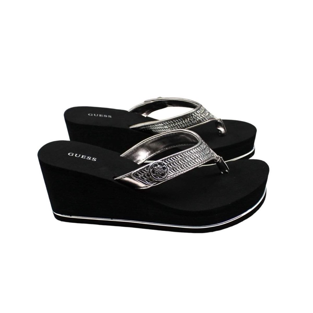 G by Guess Womens Loren Open Toe Casual Flat Sandals - Walmart.com