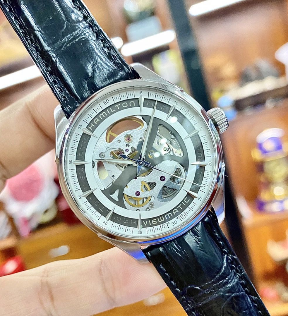 Hamilton viewmatic on sale skeleton gent auto