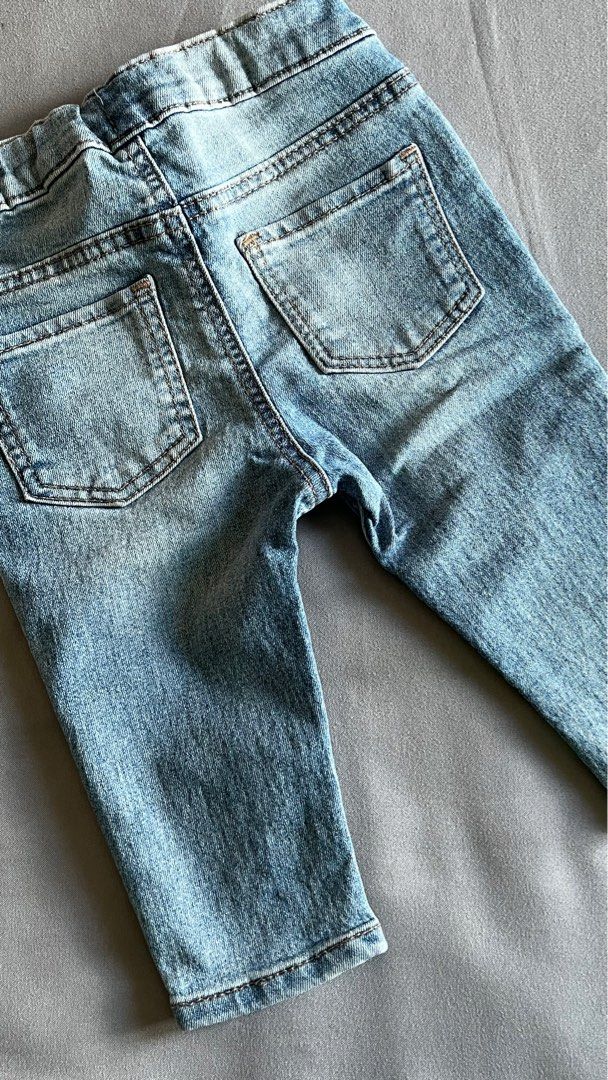 H M baby jeans Babies Kids Babies Kids Fashion on Carousell