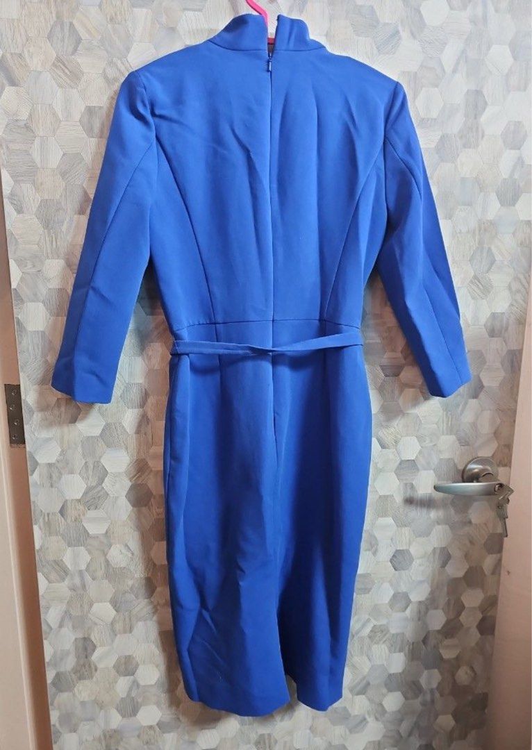 Hobbs Cobalt Blue Work Dress