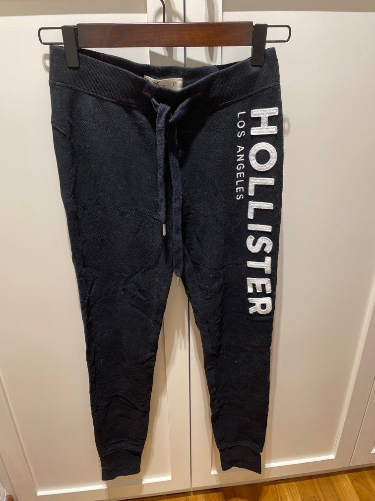 HOLLISTER Mens Tracksuit Trousers Joggers Medium Grey Cotton | Vintage &  Second-Hand Clothing Online | Thrift Shop