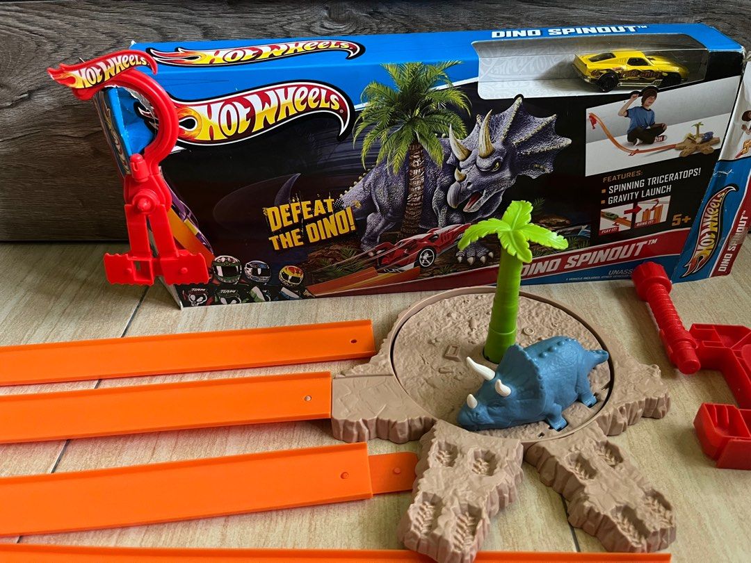 Hot wheels dino spinout top