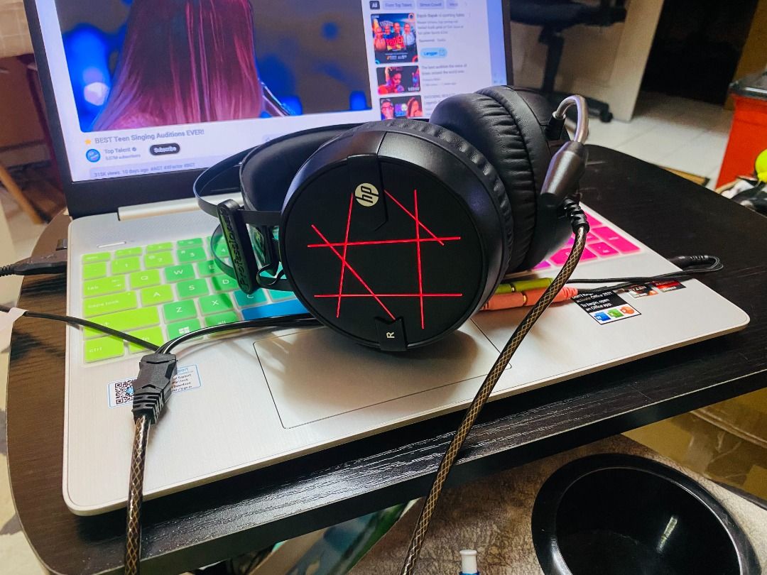 Hp h160g deals gaming headset