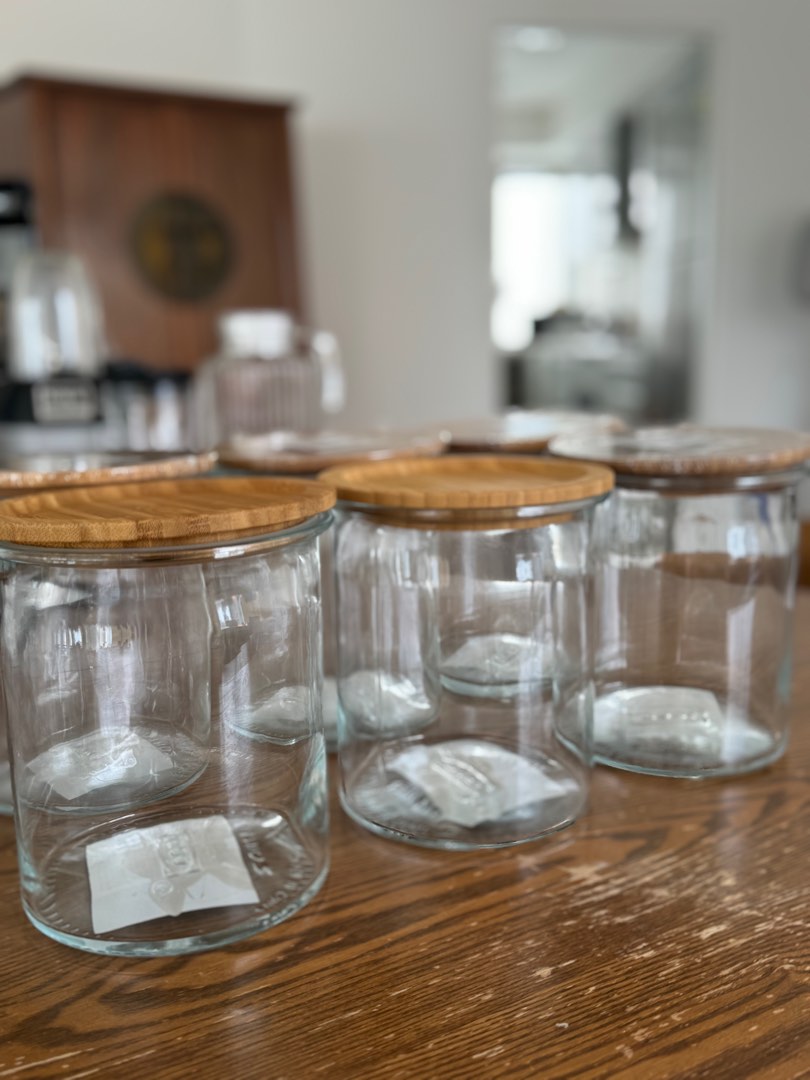 Ikea Pantry Food Jars 14 pieces Various Sizes, Furniture & Home