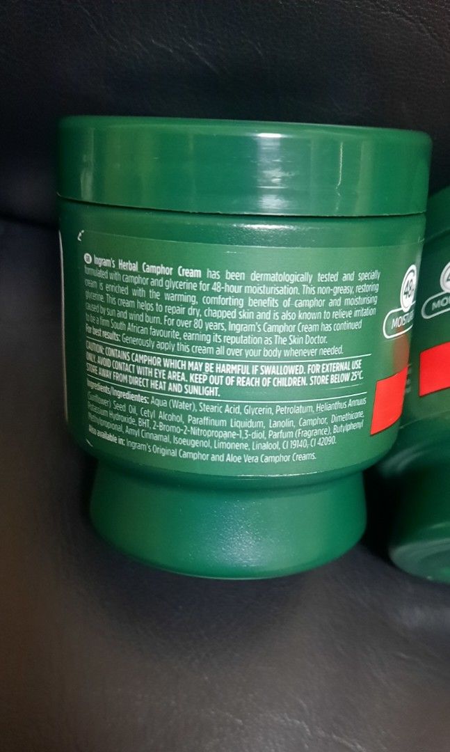 Ingram's Herbal Camphor Cream (2 bottles), Health & Nutrition, Medical