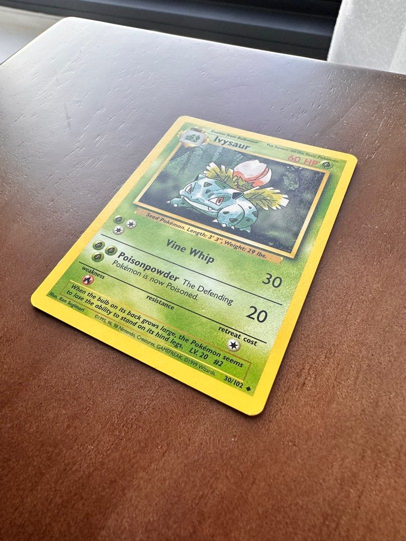 Ivysaur 30/102 Uncommon Pokemon Card, Hobbies & Toys, Toys & Games on  Carousell