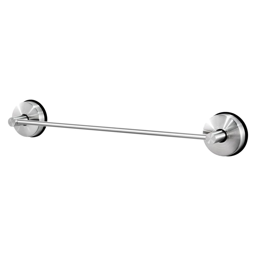 JOMOLA Suction Towel Bar Towel Rack Holder for Bathroom Hand Towel Bar 17 Inch No Drill Towel Rack Wall Mounted Kitchen Storage Hanger Towel Holder Stainless Steel Brushed Finish silver Furniture