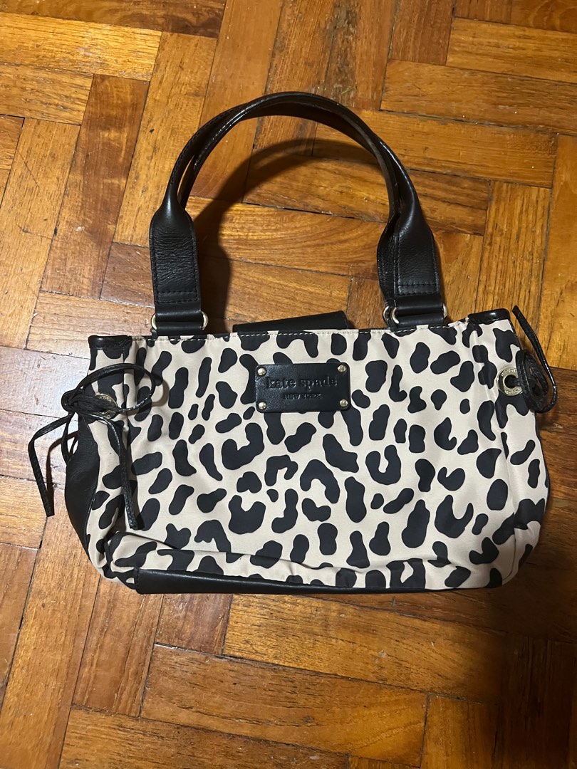 kate spade black and brown purse