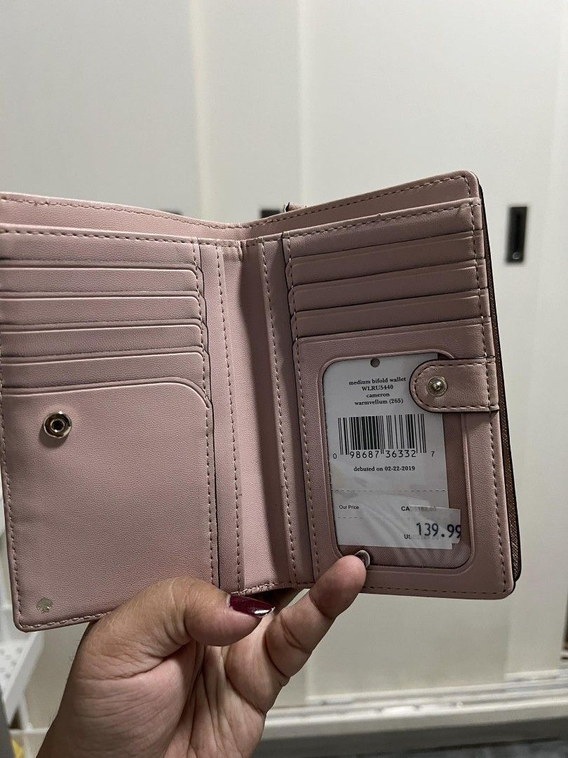 Authentic Kate Spade Medium Bifold Cameron Wallet Women s Fashion Bags Wallets Wallets Card holders on Carousell