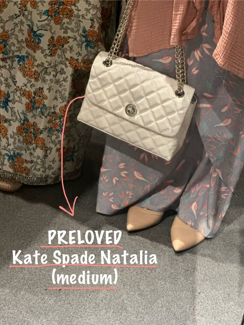 PRELOVED Kate Spade Natalia Medium in Parchment