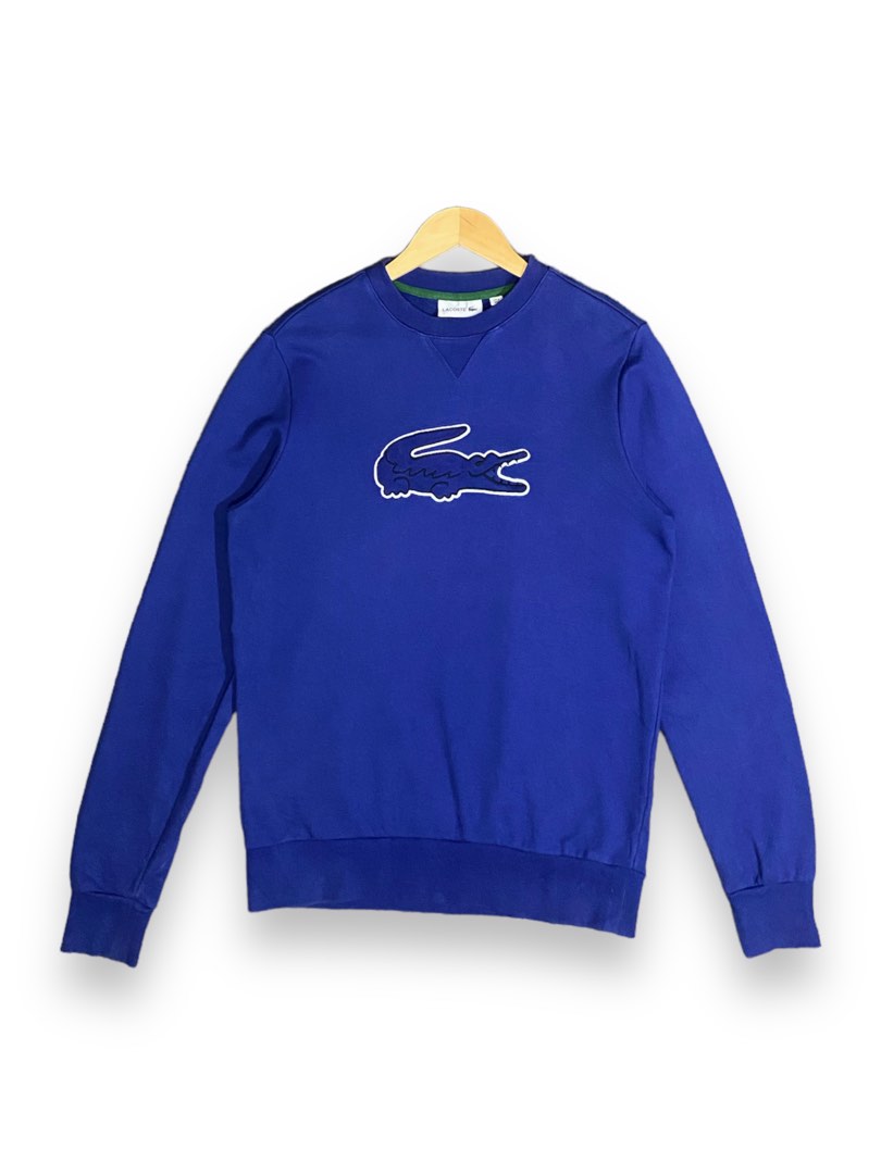LACOSTE BIG LOGO EMBROIDERY SWEATSHIRT
