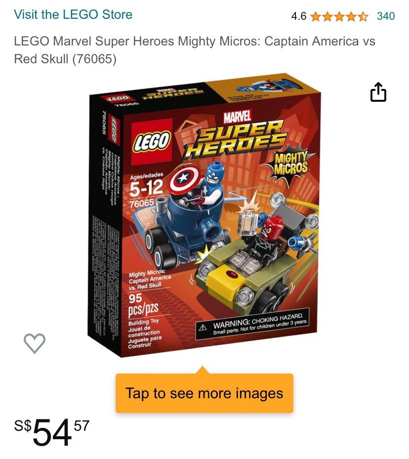 Lego 76065 top
