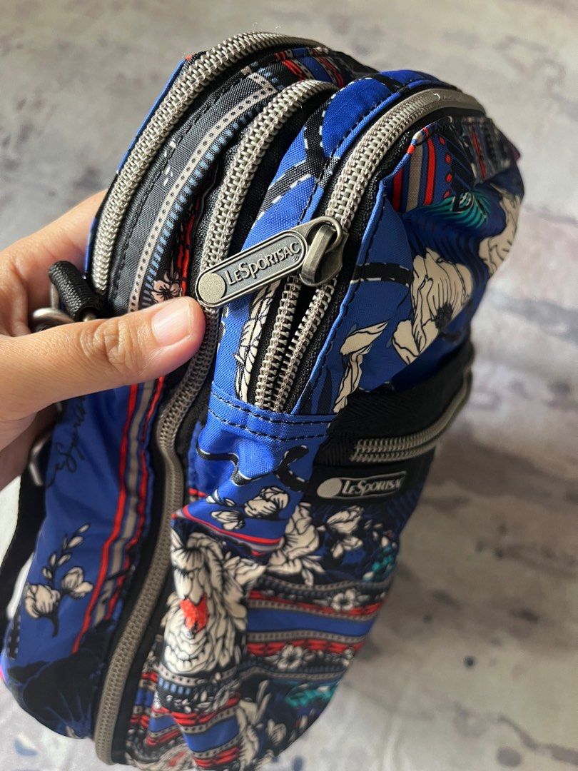 LeSportsac Colette Large Convertible Duffel Bag Peony Bandana