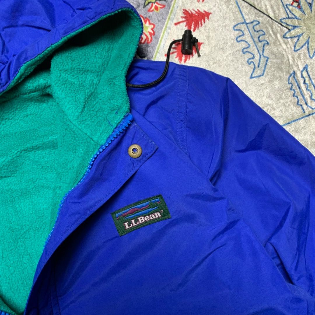 LL BEAN Outdoor Parka Jacket size L, Fesyen Pria, Pakaian Baju