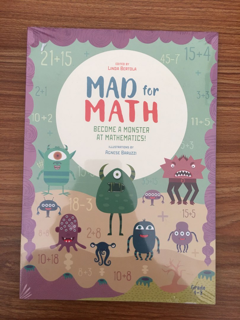 Mad fot math, Buku & Alat Tulis, Buku Anak-Anak di Carousell