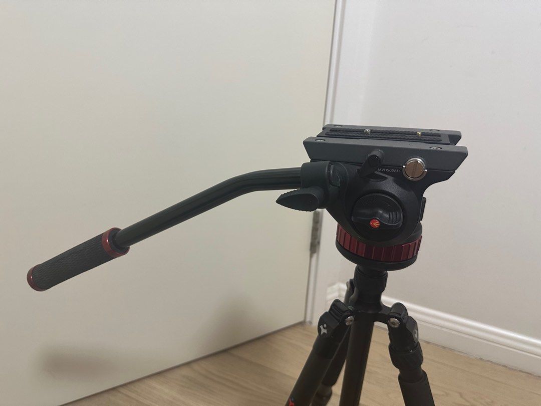 Manfrotto MVH502AH 液壓雲台, 攝影器材, 攝影配件, 腳架- Carousell