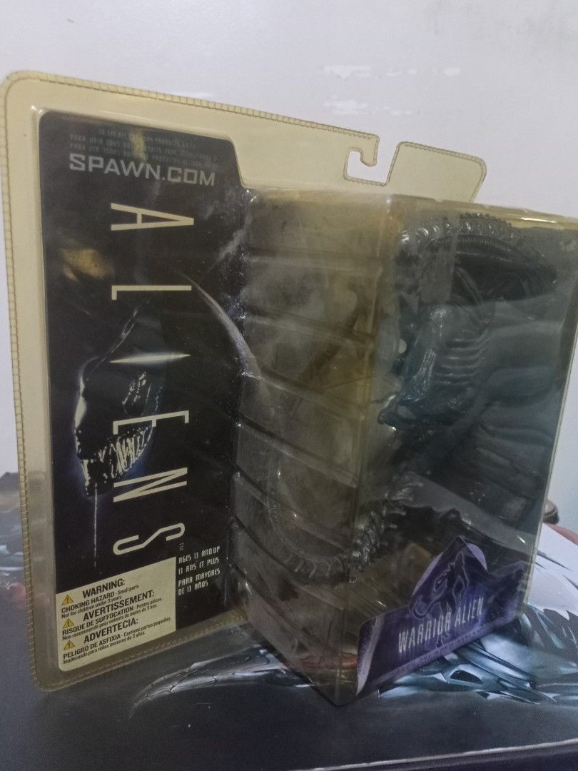 McFarlane Alien Warrior figure (Category: Figurines & Statues) located in Caloocan City. Submitted by keziahpauline1008-22988 (Listing ID 1282208503, Image 1). Description: mint in sealed box.