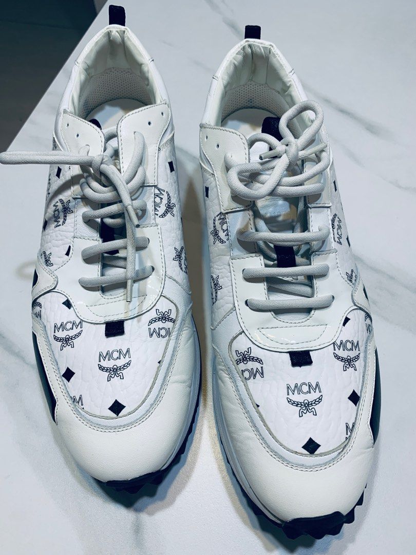 Mcm mens sneakers hotsell