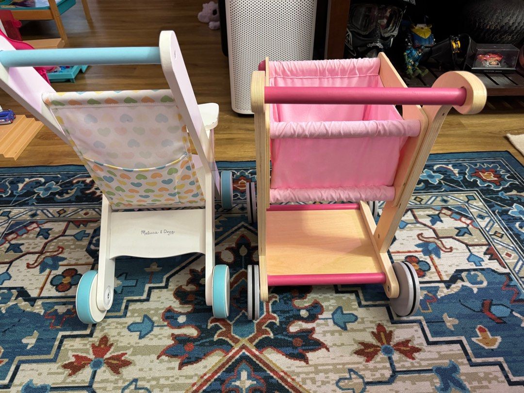 Melissa and doug doll stroller sale