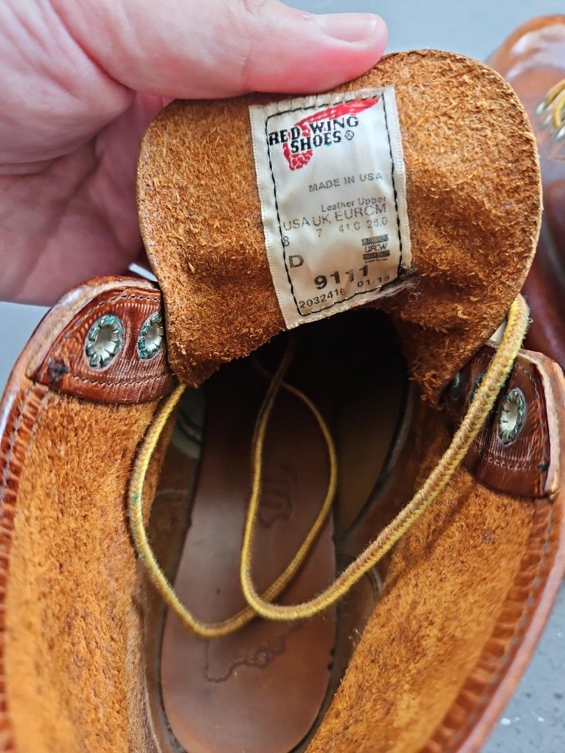 Red wing toe cap new arrivals