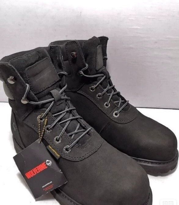 Wolverine men's iron ridge steel discount toe work boots
