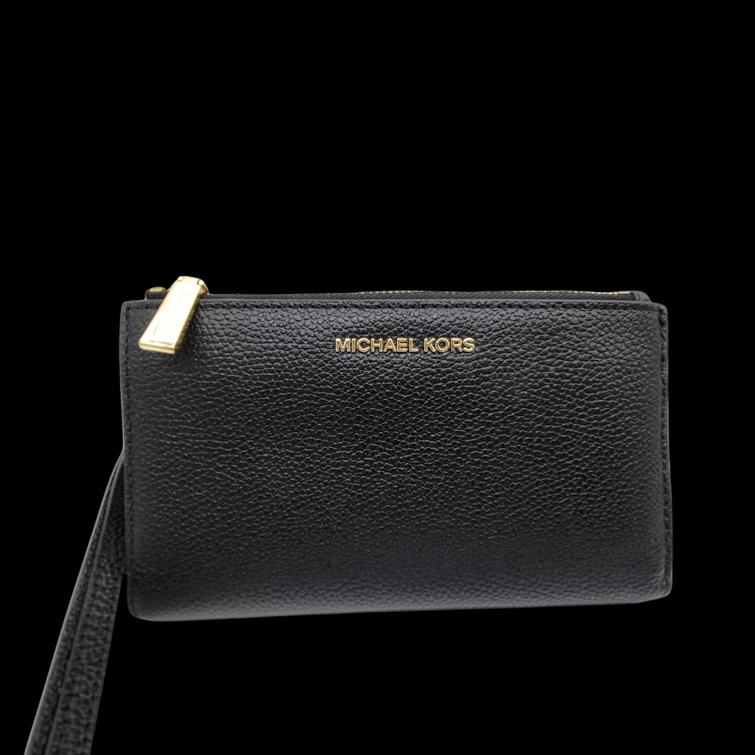 Michael Kors 32T7GAFW4L Adele Leather Smartphone Wallet Black