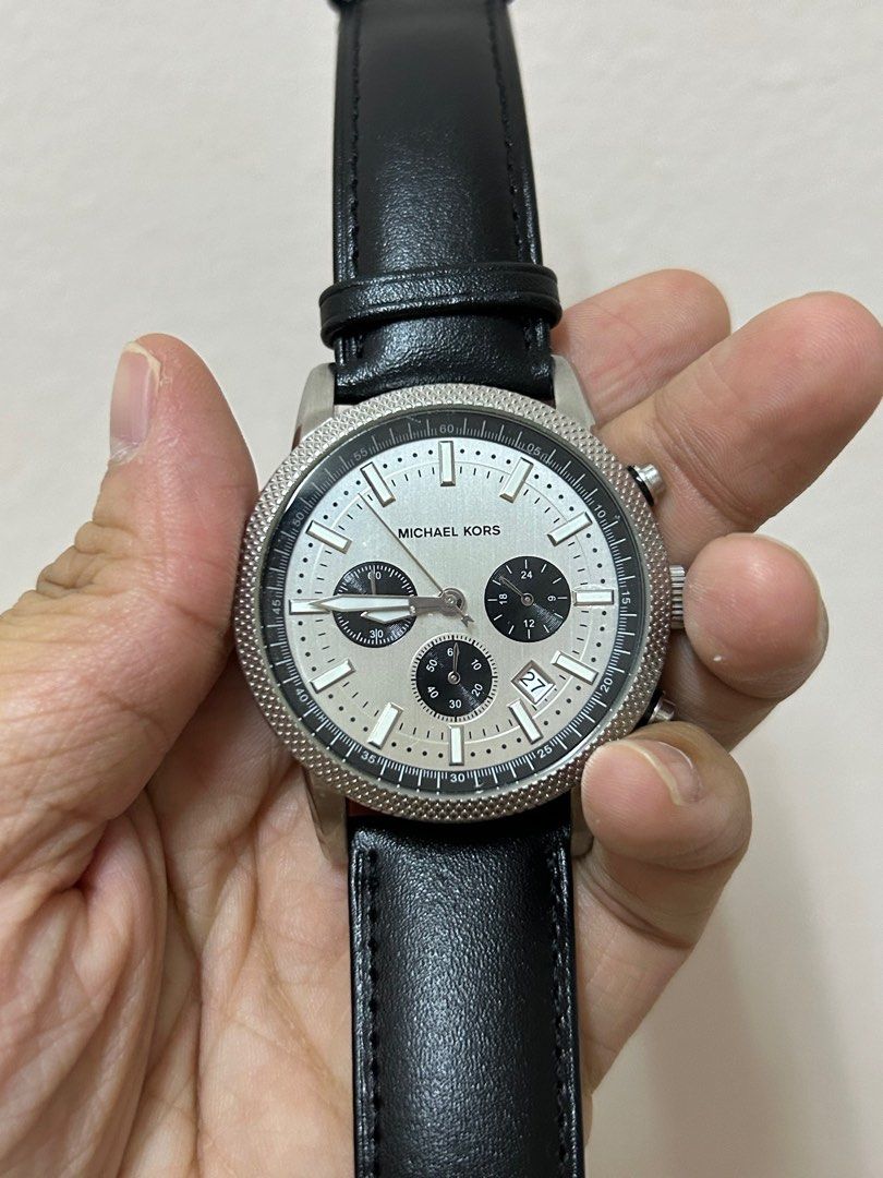Michael Kors Scout Silver Dial Chronograph Men s Watch MK8055