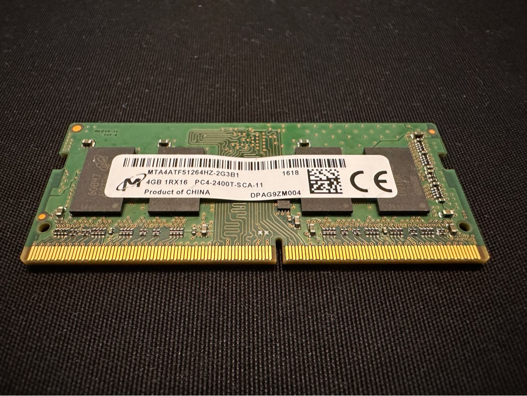 Micron 4GB laptop RAM, Computers & Tech, Parts & Accessories, Computer ...