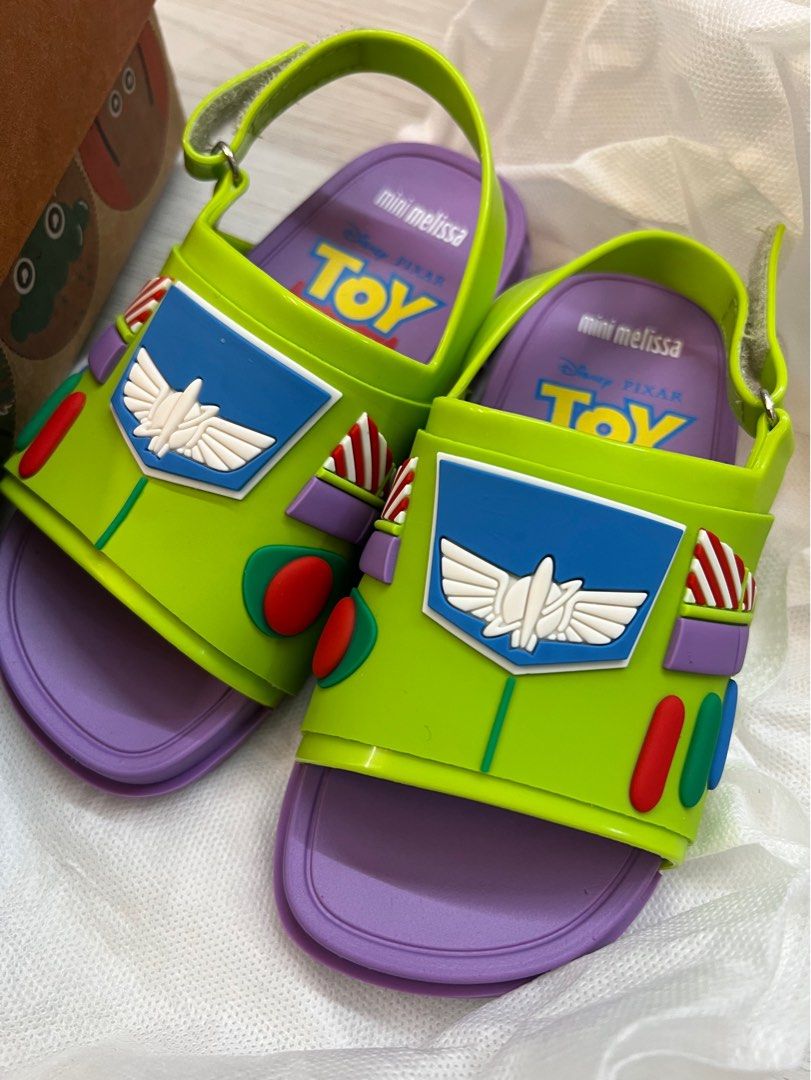 Mini Melissa Toy Story Buzz light year beach slide sandals