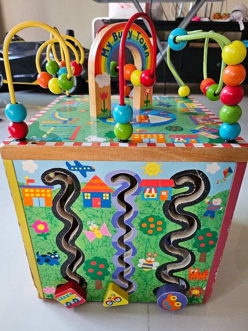 My Busy Town activity cube Babies Kids Infant Playtime on Carousell