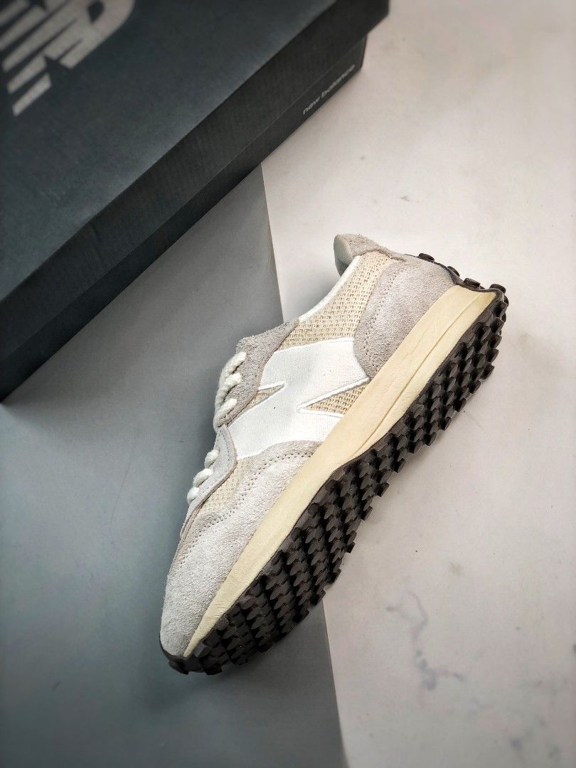 New Balance 327 Beige Grey white shoes, Women's Fashion, Footwear, Sneakers  on Carousell