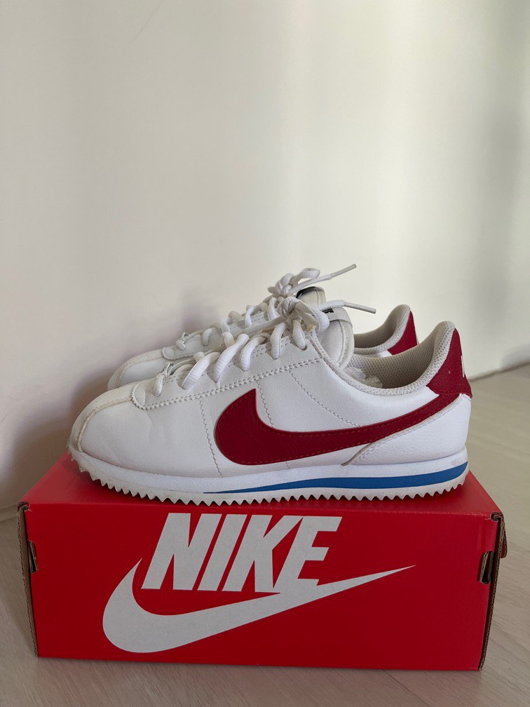 Red and white new arrivals cortez nike