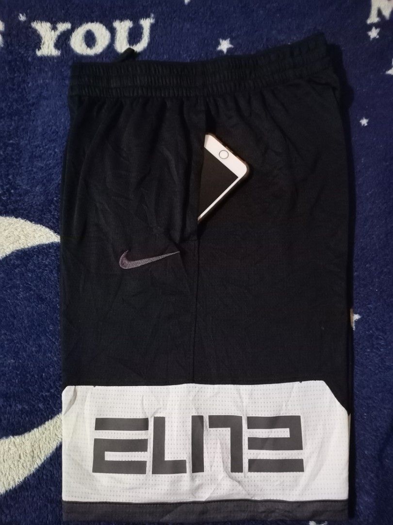Nike men's dry elite block basketball shorts top