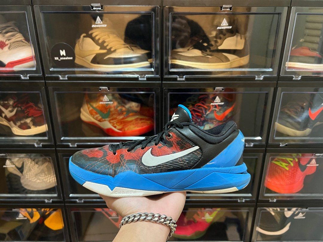 Nike Kobe 7 “Poison Dart Frog ”紅藍毒蛙us9.5, 他的時尚, 鞋, 運動鞋