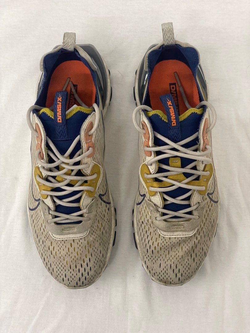 Nike React Vision w/box (Category: Sneakers) located in Dasmarinas. Submitted by prerogathrift (Listing ID 1282305325, Image 2). Description: Nike React Vision w/box Light Orewood Brown 9.5 2,500.