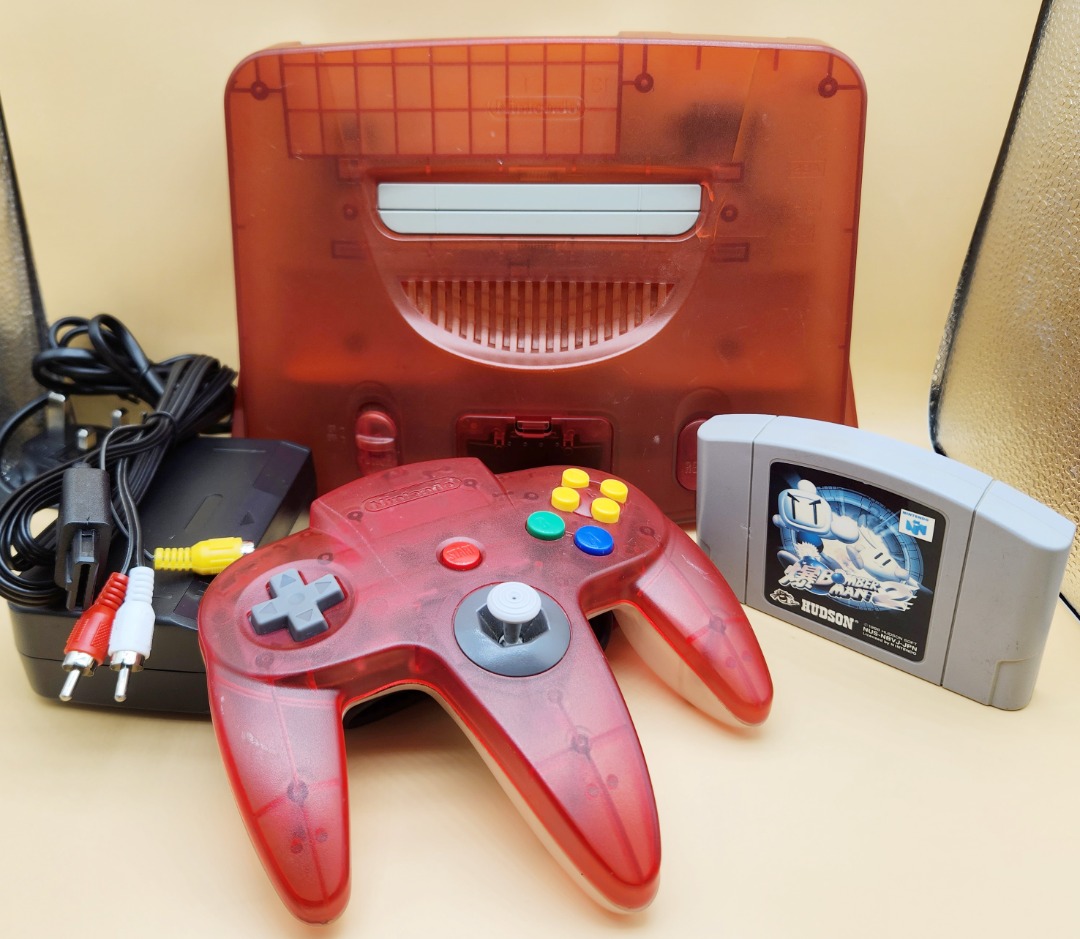 Nintendo 64 transparent hot sale
