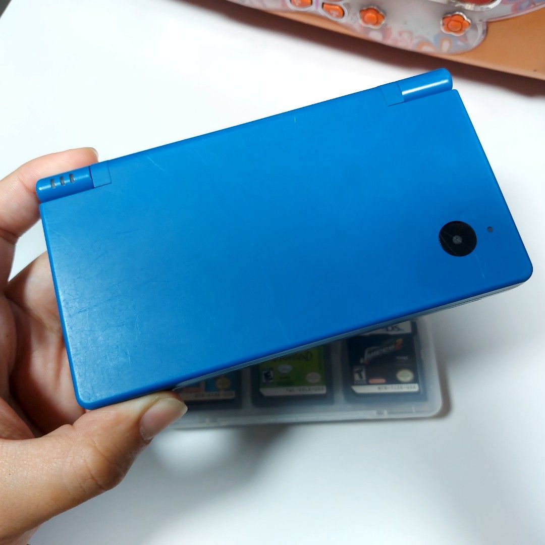 Nintendo DSi Matte Blue Bundle (Category: Nintendo) located in Manila. Submitted by watchesvideogamestoys (Listing ID 1282287269, Image 2). Description: 🛢FOR SALE🛢 🎮Nintendo DSi Matte Blue Bundle 🎮PhP3,500 📋Item Details: ✅️Unit is in good working condition ✅️All buttons are responsive ✅️Visible but minimal signs of use on the front and back case ✅️Both screens have no protectors attached ✅️Non CFW ✅️US Region ✅️8GB memory card ✅️Comes with U