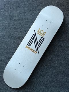 'OG Logo' White - NOMAD Skateboard Deck