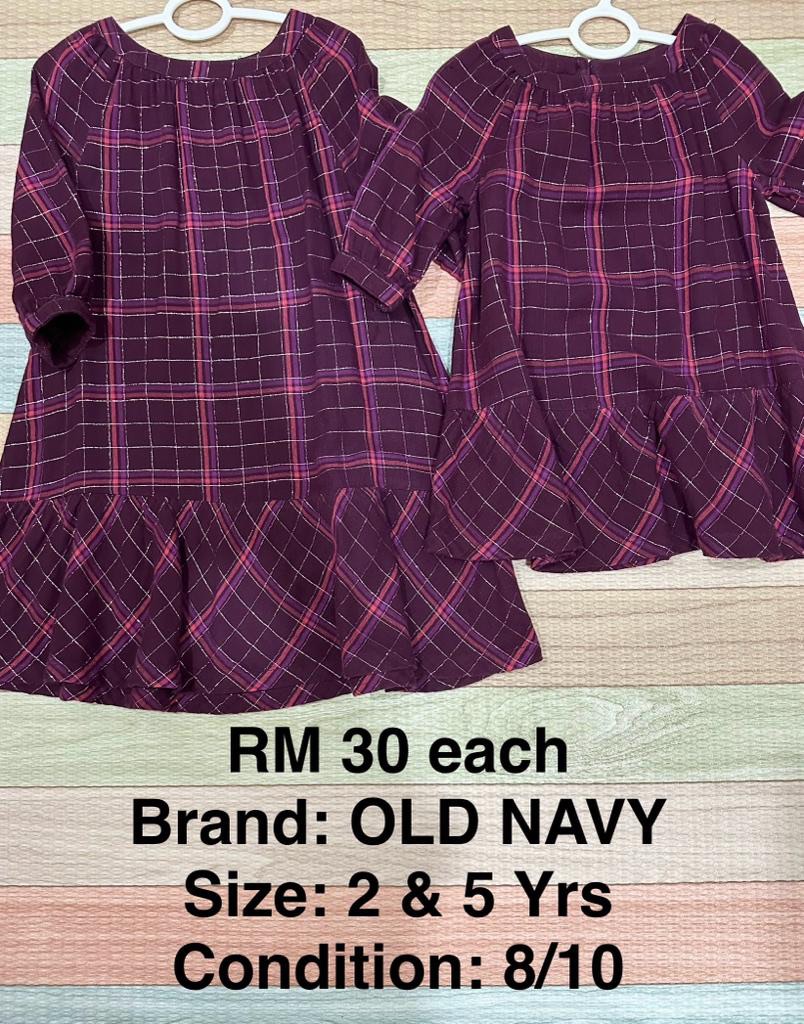 Old navy discount checkered dress
